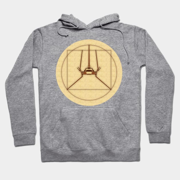 Shuttle Vitruvian - Design 2 Hoodie by IORS